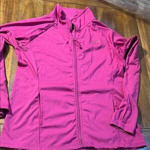 Women Aeropostale Aero Sport pink full-zip track jacket